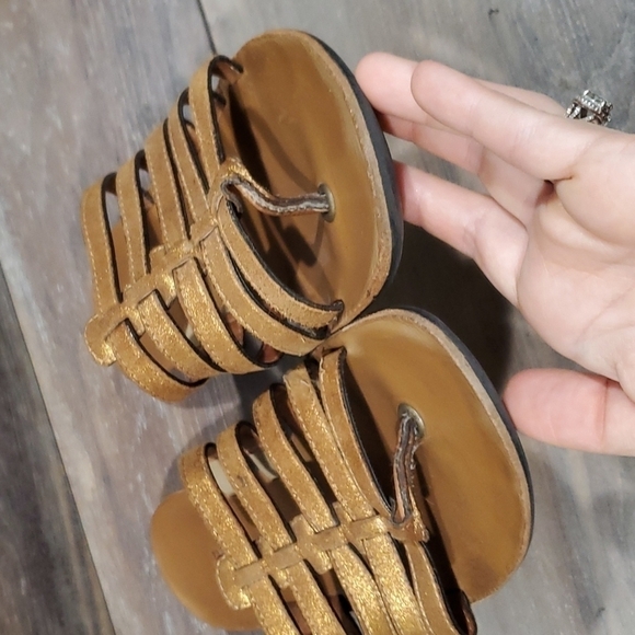 Paul Green Wilma munched sandals flats flip flop Strappy sz UK 5.5 US 8 - Picture 4 of 11